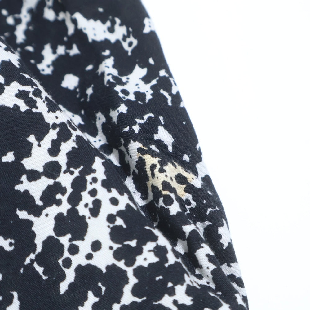 CELINE(セリーヌ) 19AW スプラッター マーブルプリントクラシック総柄長袖シャツ 2C028371F ブラック