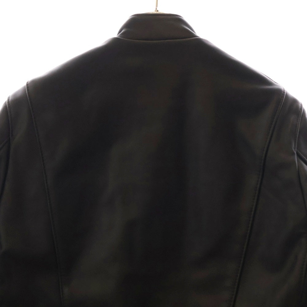 Lewis Leathers(ルイスレザー) ×HYSTERIC GLAMOUR SUPER SPORTSMAN ヒステリックグラマー スーパースポーツマン シングルジップアップジャケット ブラック 0294LB02
