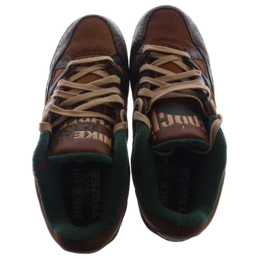 NIKE(ナイキ) × NIGO AIR FORCE3 LOW SP HQ0260-201 ニゴー エアフォース3 ローカットスニーカー シューズ ブラウン/グリーン US9/27cm