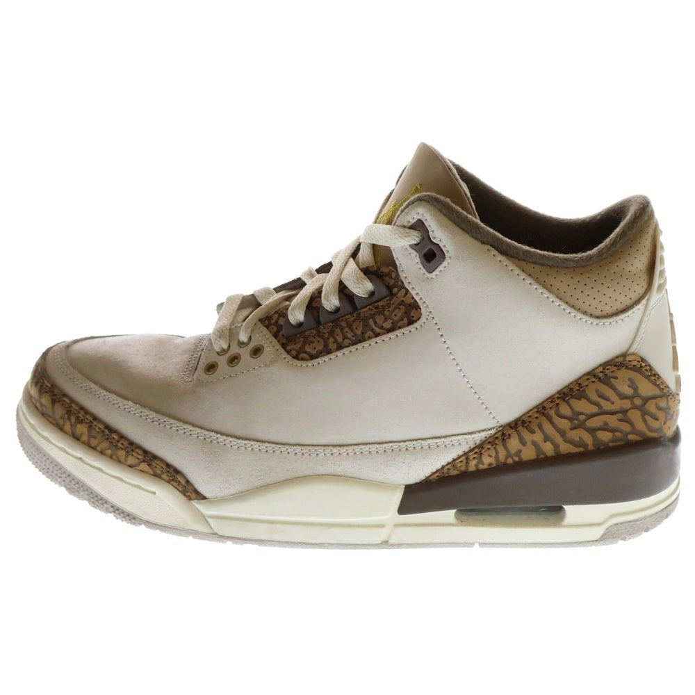 NIKE(ナイキ) AIR JORDAN 3 RETRO OREWOOD BROWN エアジョーダン オールウッドブラウン ハイカットスニーカー ベージュ US8/26cm CT8532-102