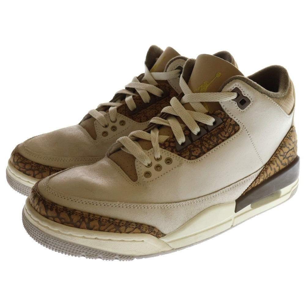 NIKE(ナイキ) AIR JORDAN 3 RETRO OREWOOD BROWN エアジョーダン オールウッドブラウン ハイカットスニーカー ベージュ US8/26cm CT8532-102