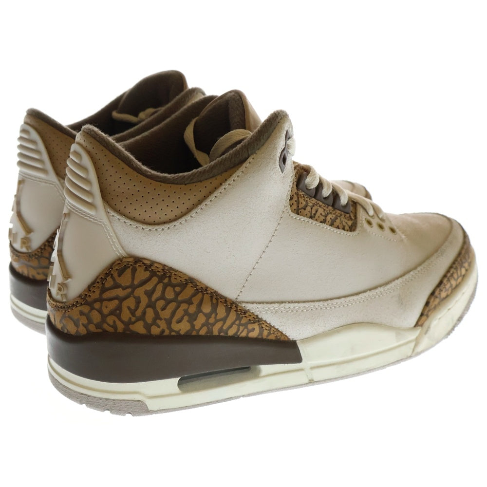 NIKE(ナイキ) AIR JORDAN 3 RETRO OREWOOD BROWN エアジョーダン オールウッドブラウン ハイカットスニーカー ベージュ US8/26cm CT8532-102