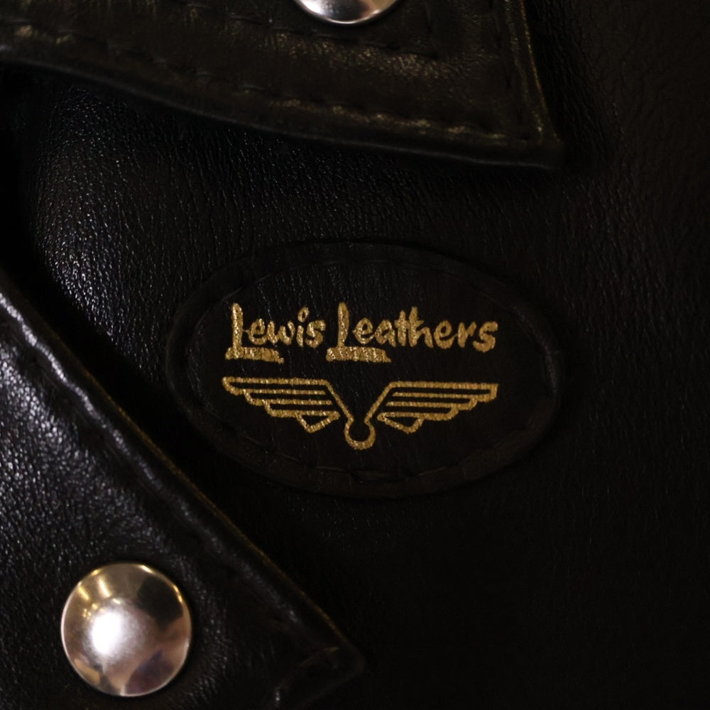 Lewis Leathers(ルイスレザー) 391T LIGHTNING TIGHT FIT ライトニング タイトフィット カウハイド ダブルライダース レザージャケット ブラック