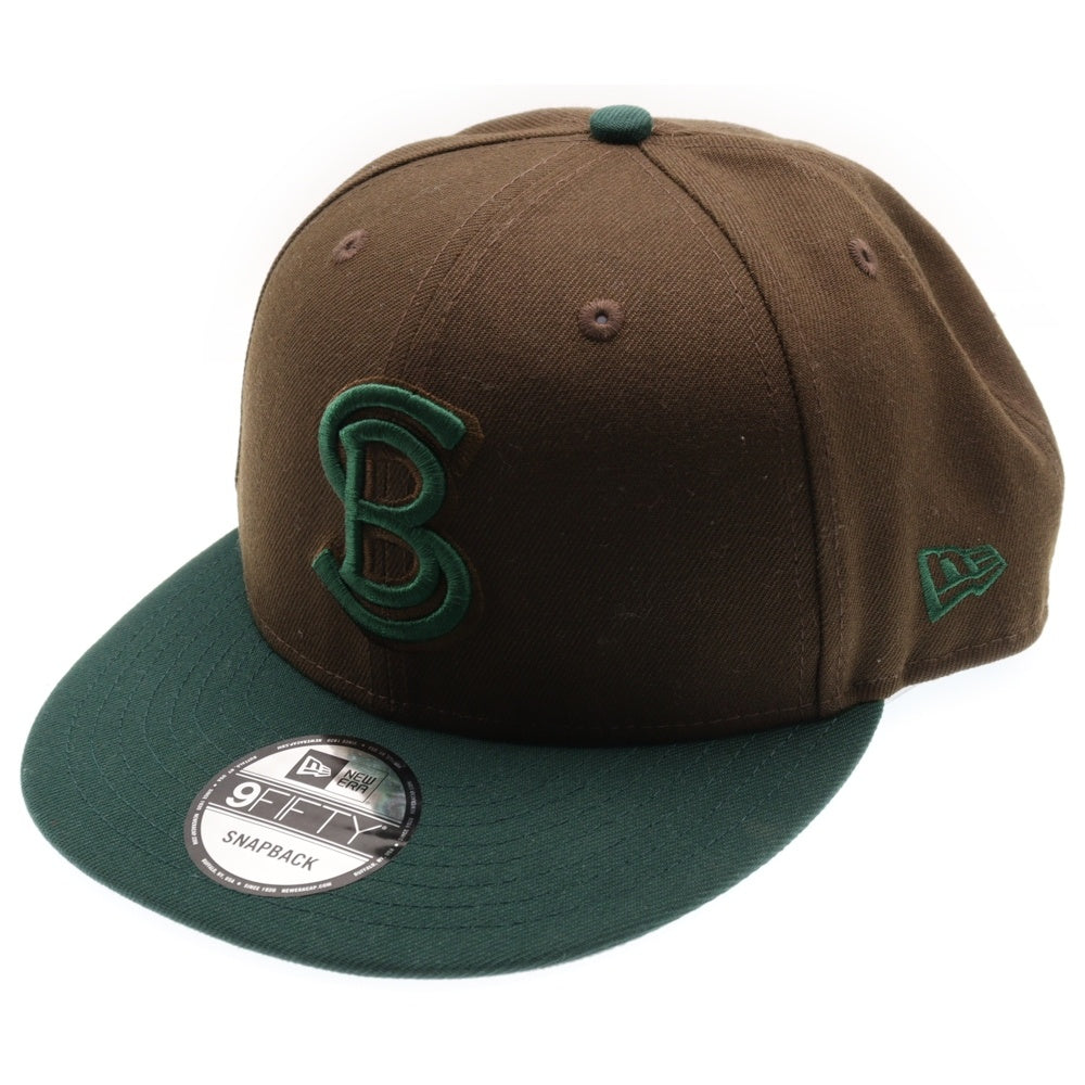 SCHOTT(ショット) ×NEW ERA 9Fifty ニューエラ ベースボールキャップ 帽子 ブラウン/グリーン