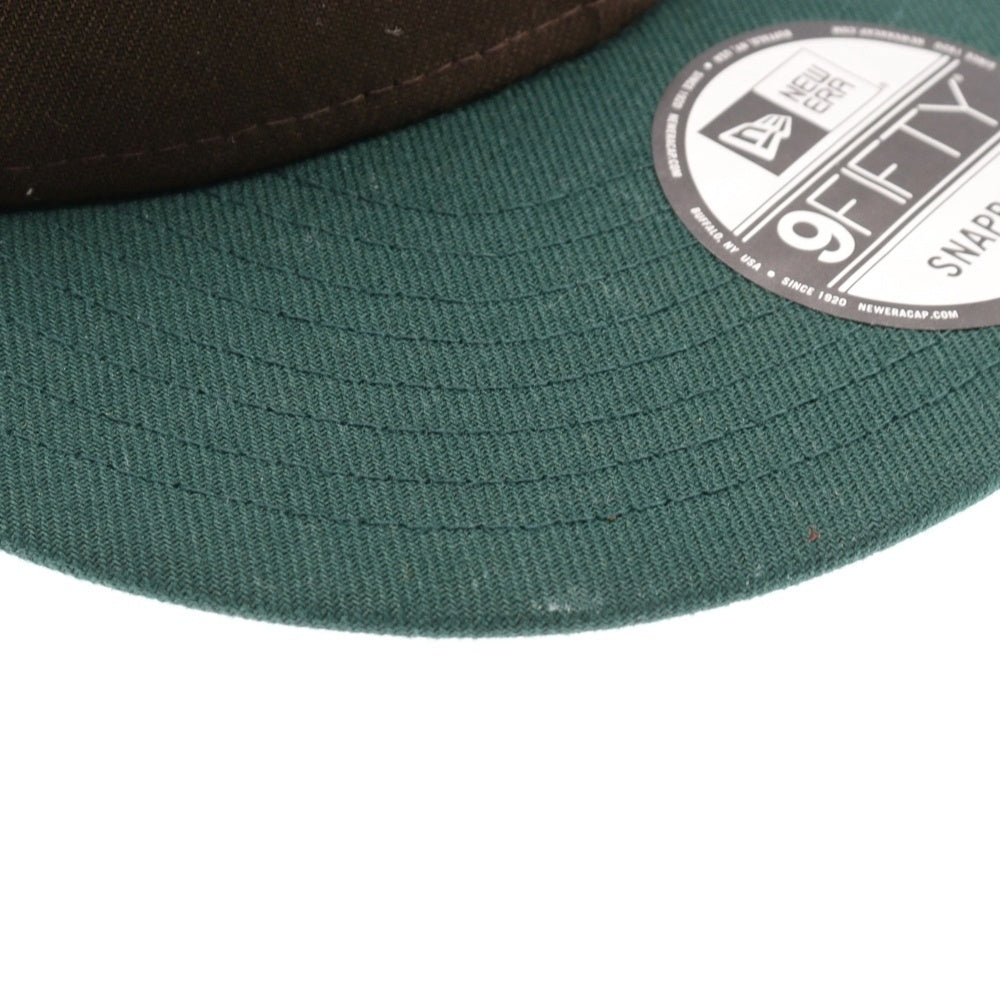 SCHOTT(ショット) ×NEW ERA 9Fifty ニューエラ ベースボールキャップ 帽子 ブラウン/グリーン
