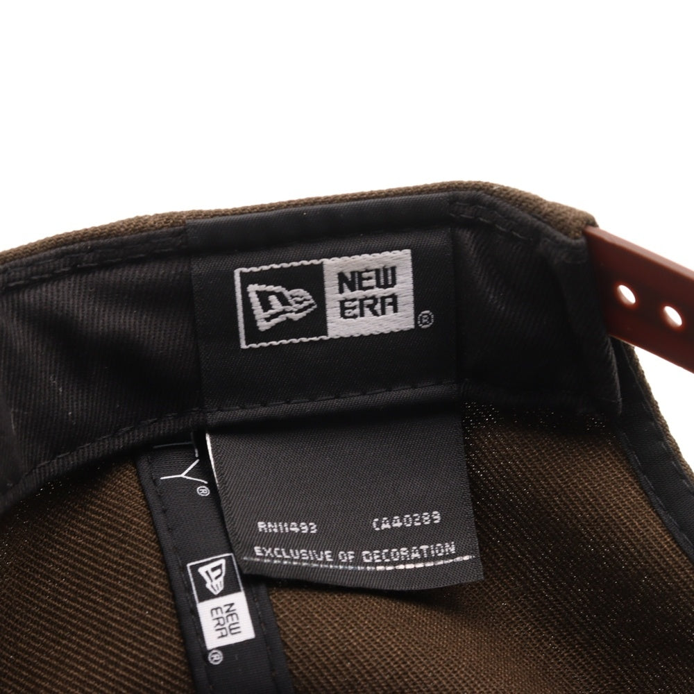 SCHOTT(ショット) ×NEW ERA 9Fifty ニューエラ ベースボールキャップ 帽子 ブラウン/グリーン