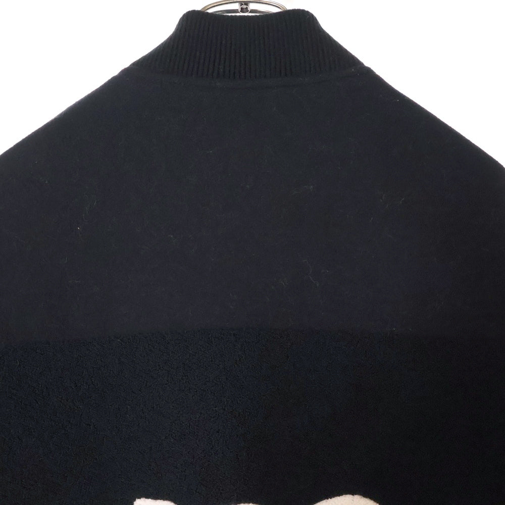 SUPREME(シュプリーム) 24SS Big Logo Chenille Varsity Jacket ビッグロゴシェニール バーシティジャケット スタジャン ブラック