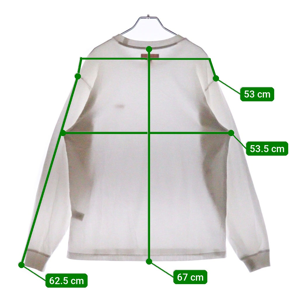 SUPREME(シュプリーム) 24AW Small Box L/S Tee スモール ボックス ロゴ 長袖 Tシャツ ホワイト