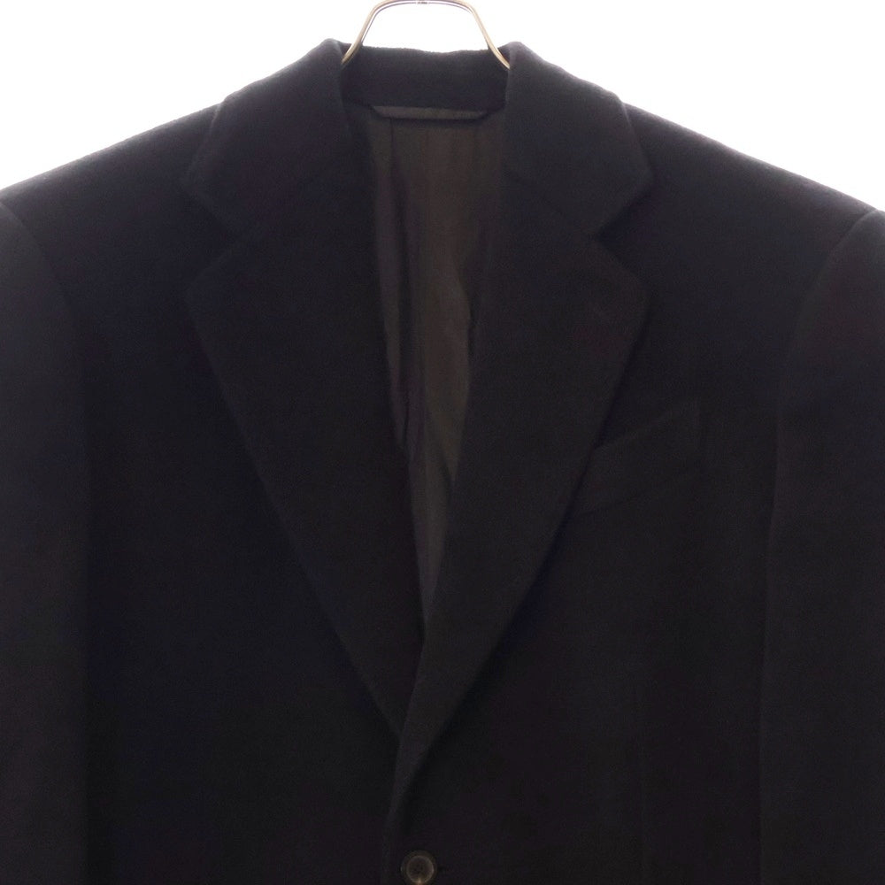 BALENCIAGA(バレンシアガ) Skater Tailored 768973 TPU03 ブラッシュ加工ウール テーラード ロングコート ブラック
