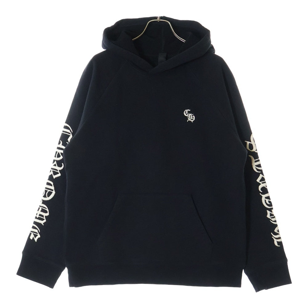 CHROME HEARTS(クロムハーツ) Y NOT SLO RIDE HD PLVR ワイノット CH刺繍 プルオーバー スウェット パーカー ブラック