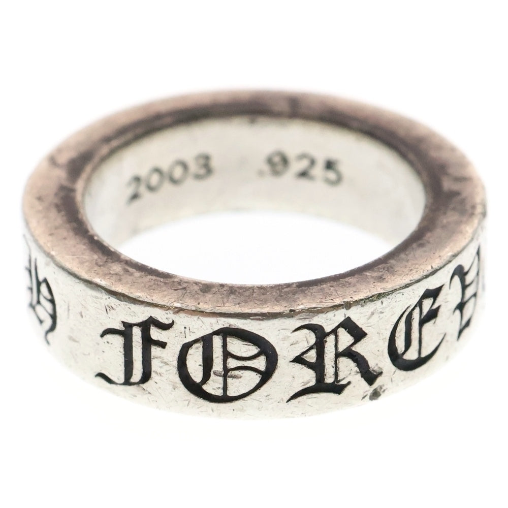 CHROME HEARTS(クロムハーツ) 6mm SPACER FOREVER 6mmスペーサーリング フォーエバーシルバー BCA337