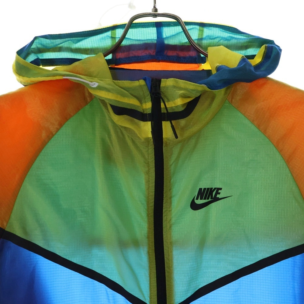 NIKE(ナイキ) HYPE WINDRUNNER 585110-720 ハイプウィンドランナー ジップアップ ナイロンジャケット マルチカラー