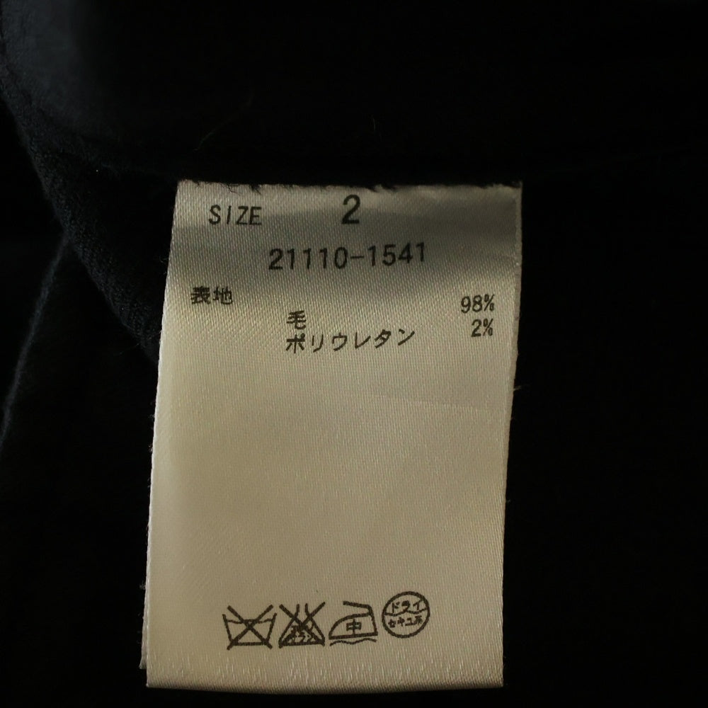 CLANE HOMME(クラネオム) ワイドスラックスパンツ ブラック 21110-1541