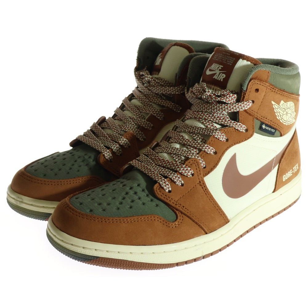 NIKE(ナイキ) AIR JORDAN 1 ELEMENT GORE-TEX エアジョーダン1 エレメント ゴアテックス ハイカットスニーカー US9/27cm DB2889-102 ブラウン