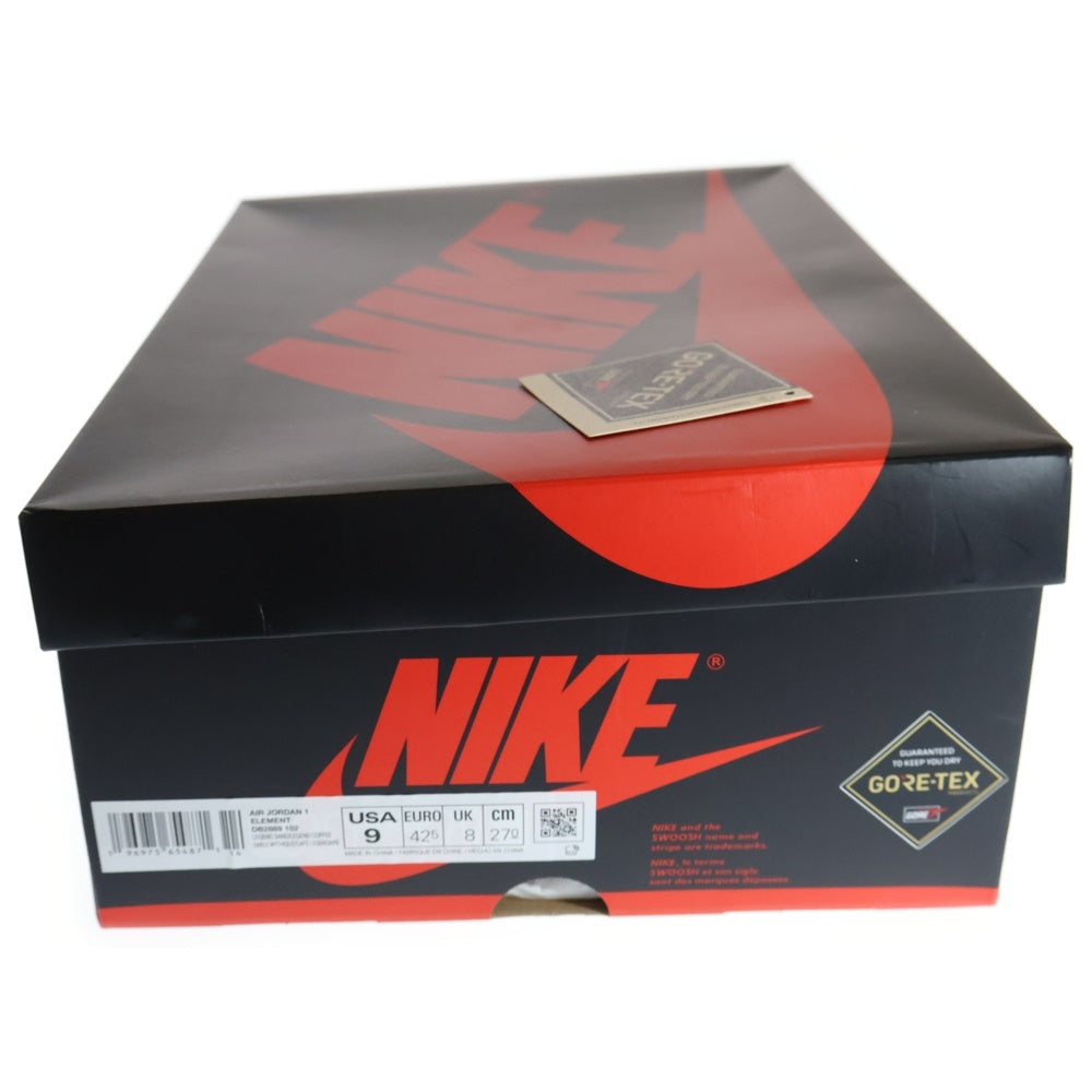 NIKE(ナイキ) AIR JORDAN 1 ELEMENT GORE-TEX エアジョーダン1 エレメント ゴアテックス ハイカットスニーカー US9/27cm DB2889-102 ブラウン