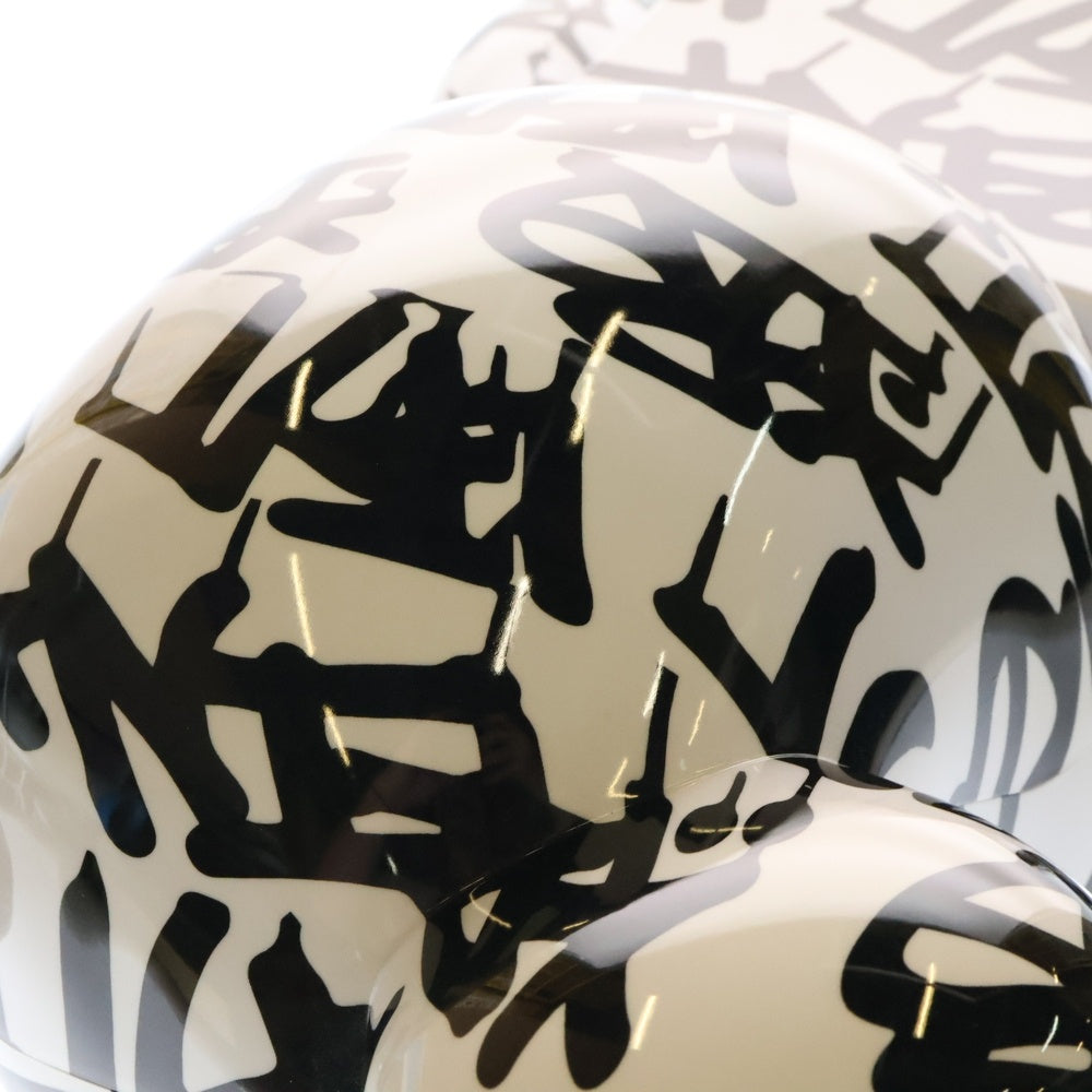 MEDICOM TOY(メディコムトイ) × KRINK × クリンク BE@RBRICK 総柄 ベアブリック 人形 フィギュア ホワイト/ブラック