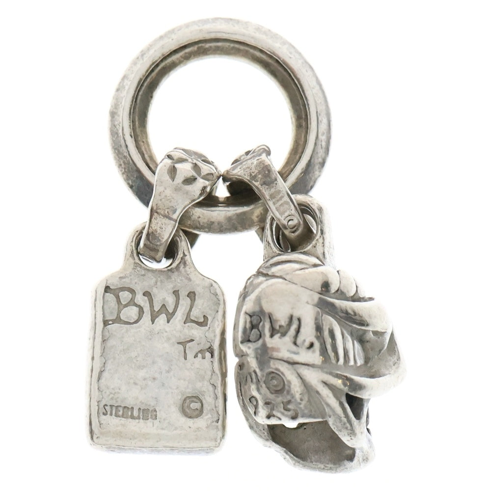 Bill Wall Leather/BWL(ビルウォールレザー) スカルゴシッククロスチャーム ペンダントトップ シルバー