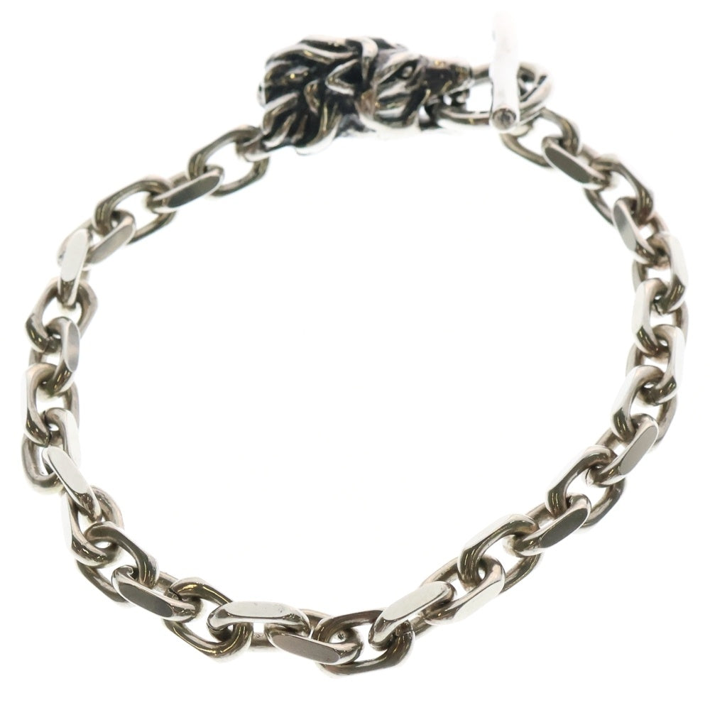 Bill Wall Leather/BWL(ビルウォールレザー) SQUARE CHAIN LINK スクエアチェーン リンク ホースヘッド ブレスレット シルバー