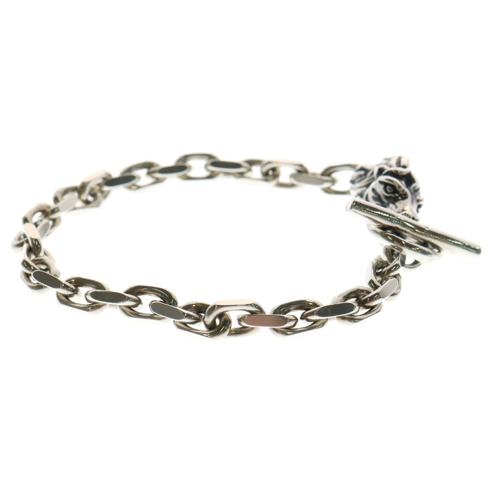 Bill Wall Leather/BWL(ビルウォールレザー) SQUARE CHAIN LINK スクエアチェーン リンク ホースヘッド ブレスレット シルバー