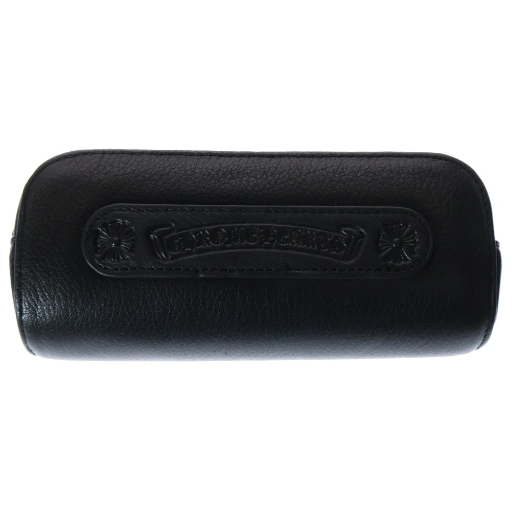 CHROME HEARTS(クロムハーツ) CASE アイウェアケース 眼鏡ケース ブラック ※ダガージップ欠損