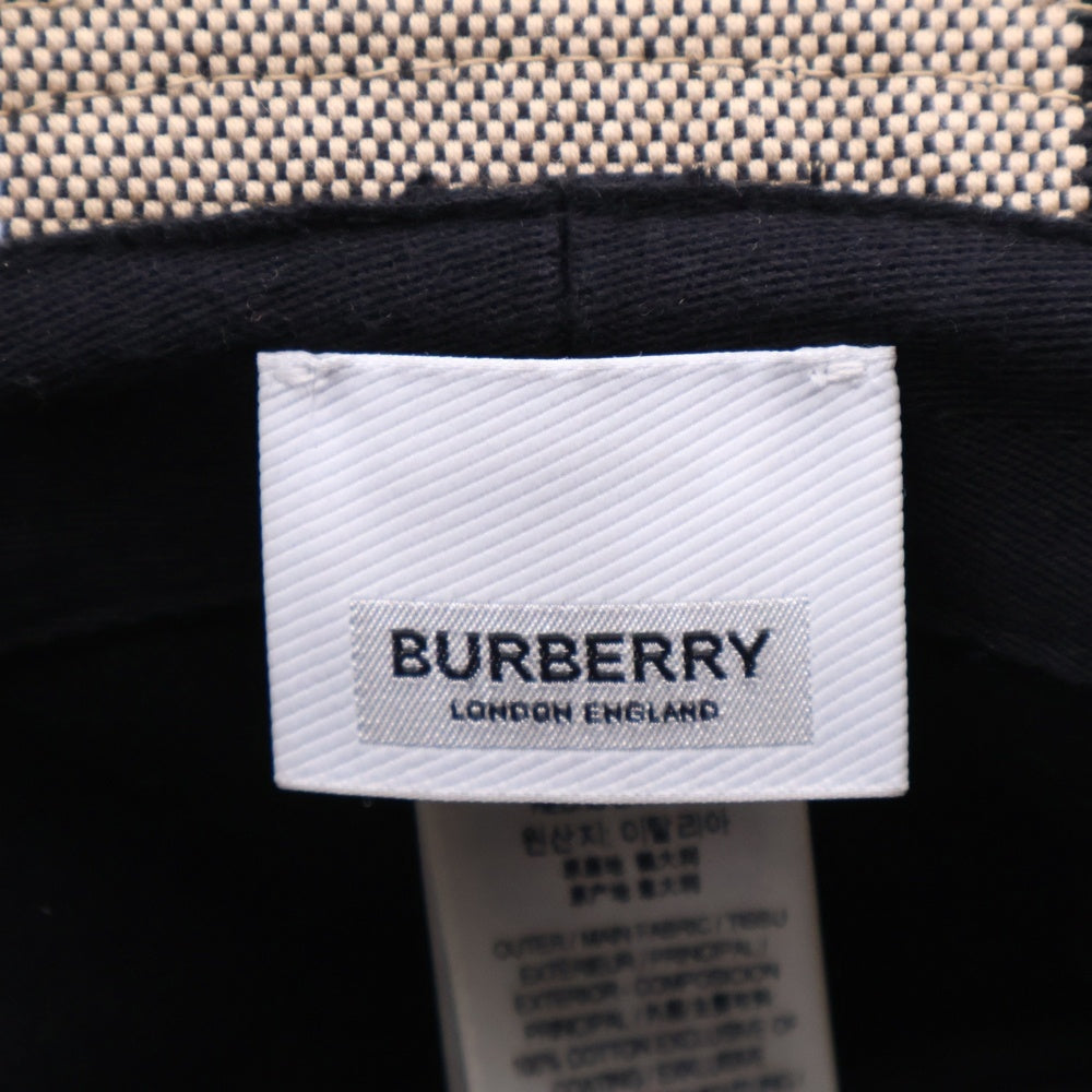 BURBERRY(バーバリー) チェック バケットハット 帽子 ベージュ 8040530