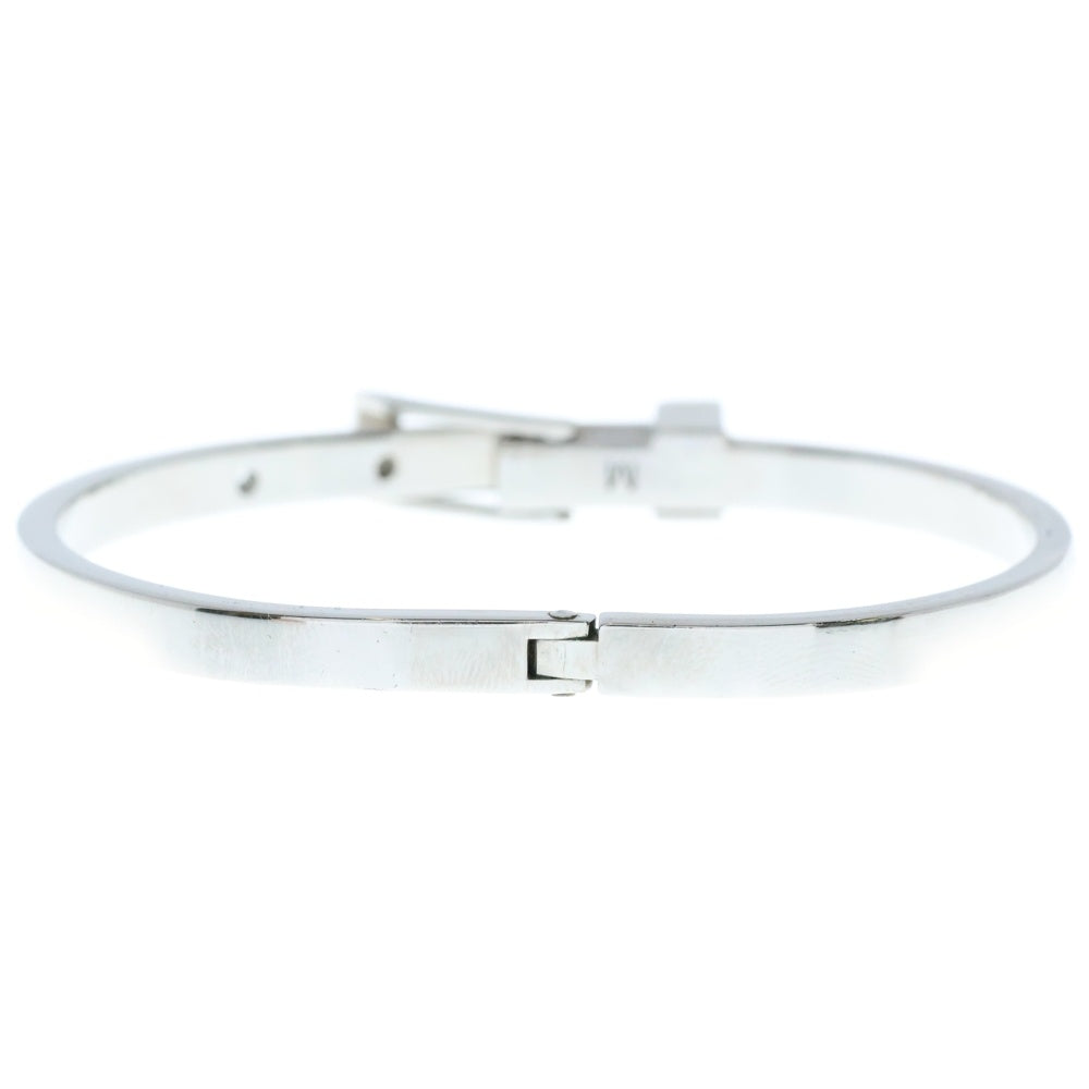 SAINT LAURENT PARIS(サンローランパリ) Metal Buckle Bracelet メタルバックル バングル ブレスレット シルバー 798999 Y1500