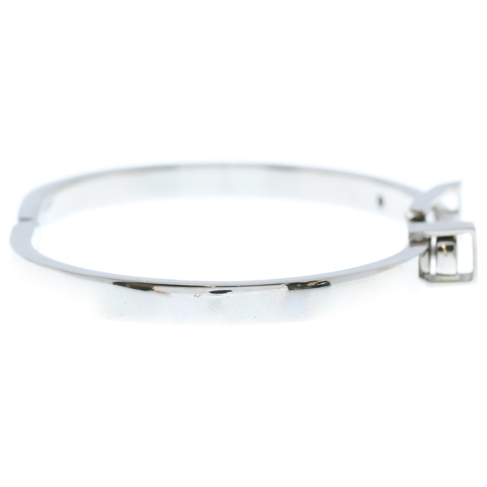 SAINT LAURENT PARIS(サンローランパリ) Metal Buckle Bracelet メタルバックル バングル ブレスレット シルバー 798999 Y1500