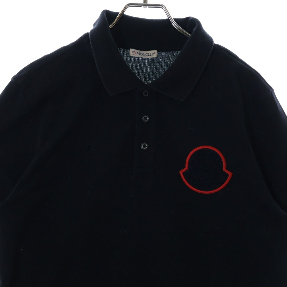 MONCLER(モンクレール) 19SS MAGLIA POLO MANICA CORTA ポロシャツ ネイビー F10918A70400 84556