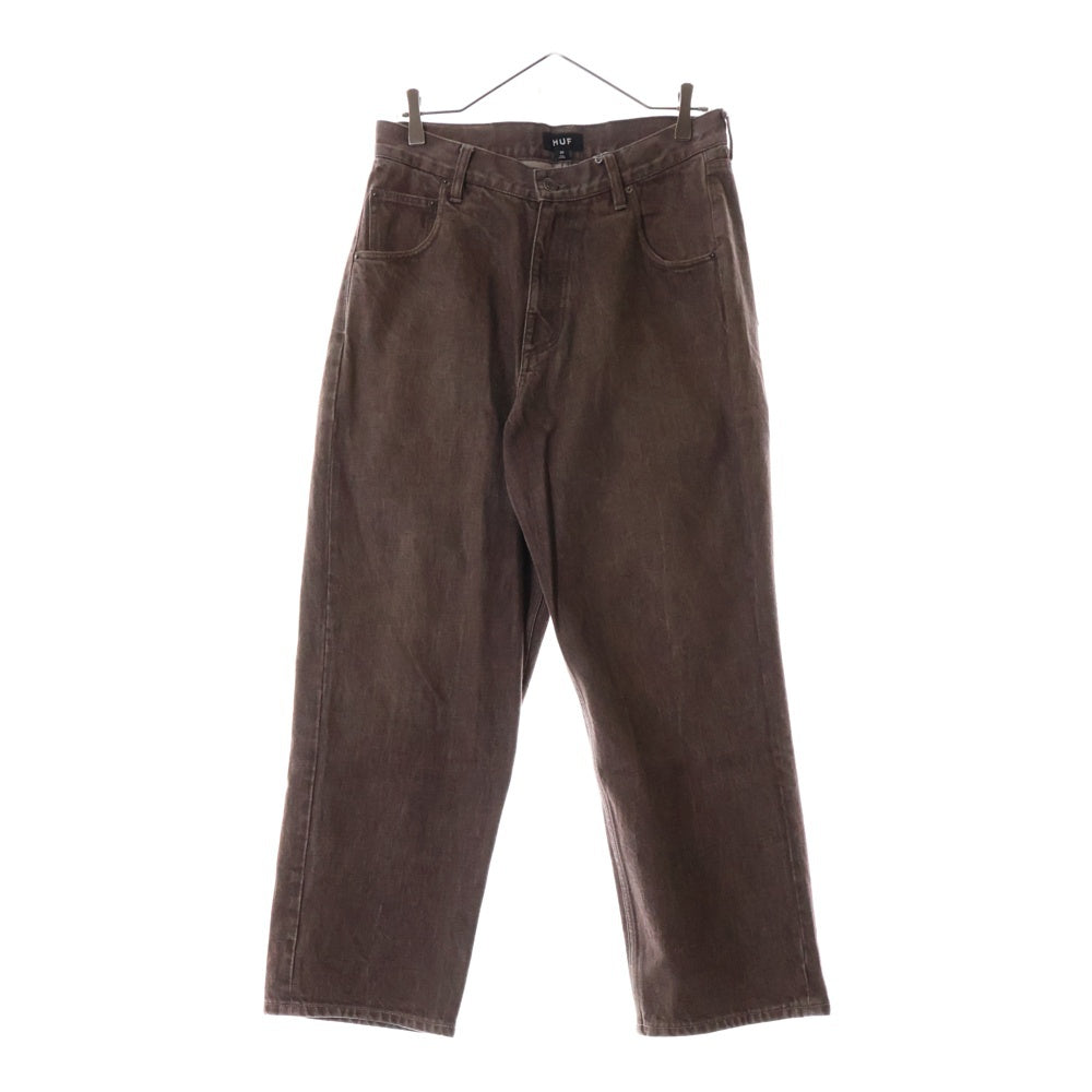 HUF(ハフ) CLASSIC DENIM PANT クラシック デニム パンツ ブラウン