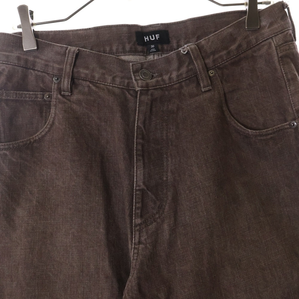 HUF(ハフ) CLASSIC DENIM PANT クラシック デニム パンツ ブラウン
