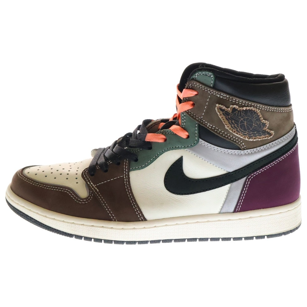 NIKE(ナイキ) AIR JORDAN 1 RETRO HIGH OG HAND CRAFTED DH3097-001 エアジョーダン 1 レトロ ハンドクラフト ハイカットスニーカー マルチ US10/28cm