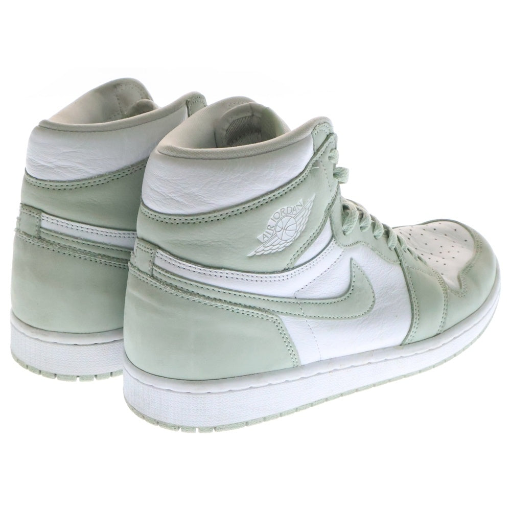 NIKE(ナイキ) AIR JORDAN 1 HIGH Seafoam ウィメンズ エアジョーダン 1 シーフォーム ハイカットスニーカー レディース ホワイト/グリーン US11/29cm CD0461-002