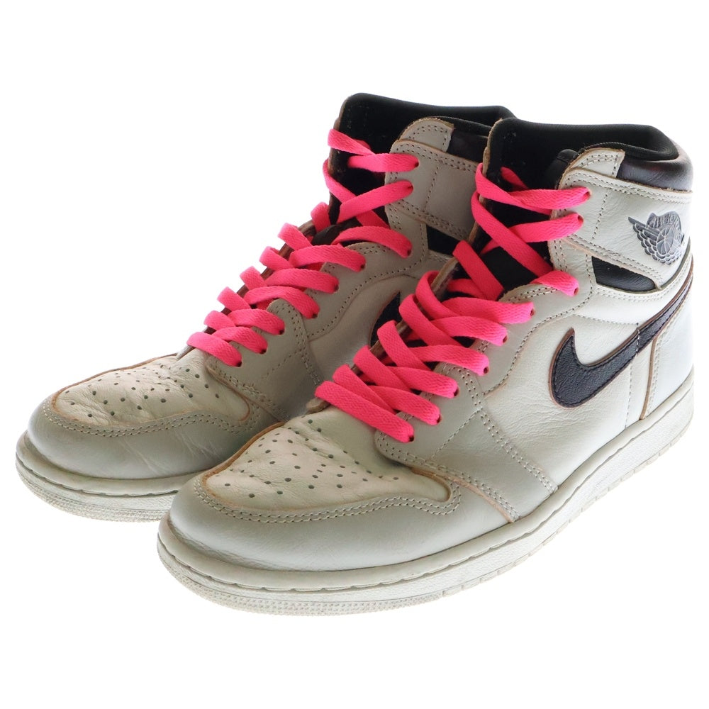 NIKE(ナイキ) AIR JORDAN 1 HIGH OG NYC TO PARIS エアジョーダン ニューヨーク パリス ハイカットスニーカー グレー US9.5/27.5cm CD6578-006