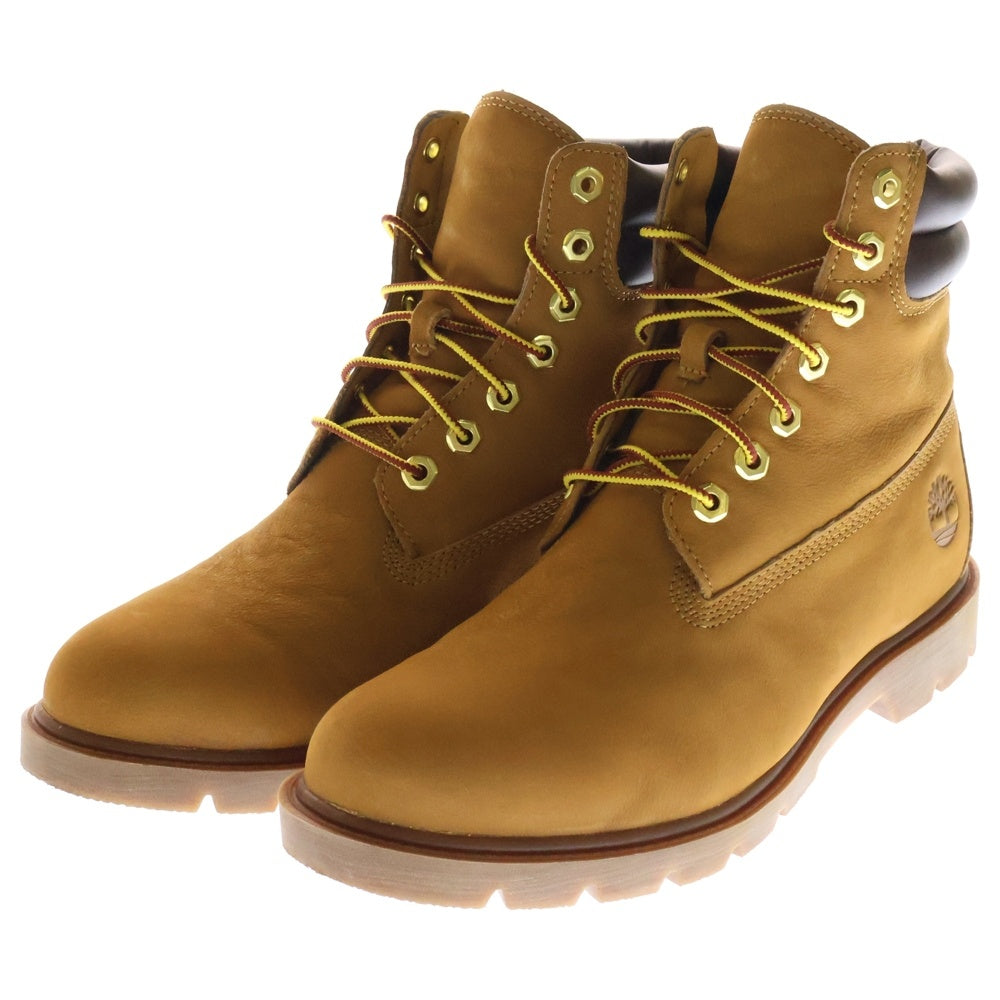 Timberland(ティンバーランド) 6INCH PREMIUM WATERPROOF BOOTS プレミアム ウォータープルーフ レースアップブーツ US8.5W/26.5cm TB1A27TP231 ベージュ