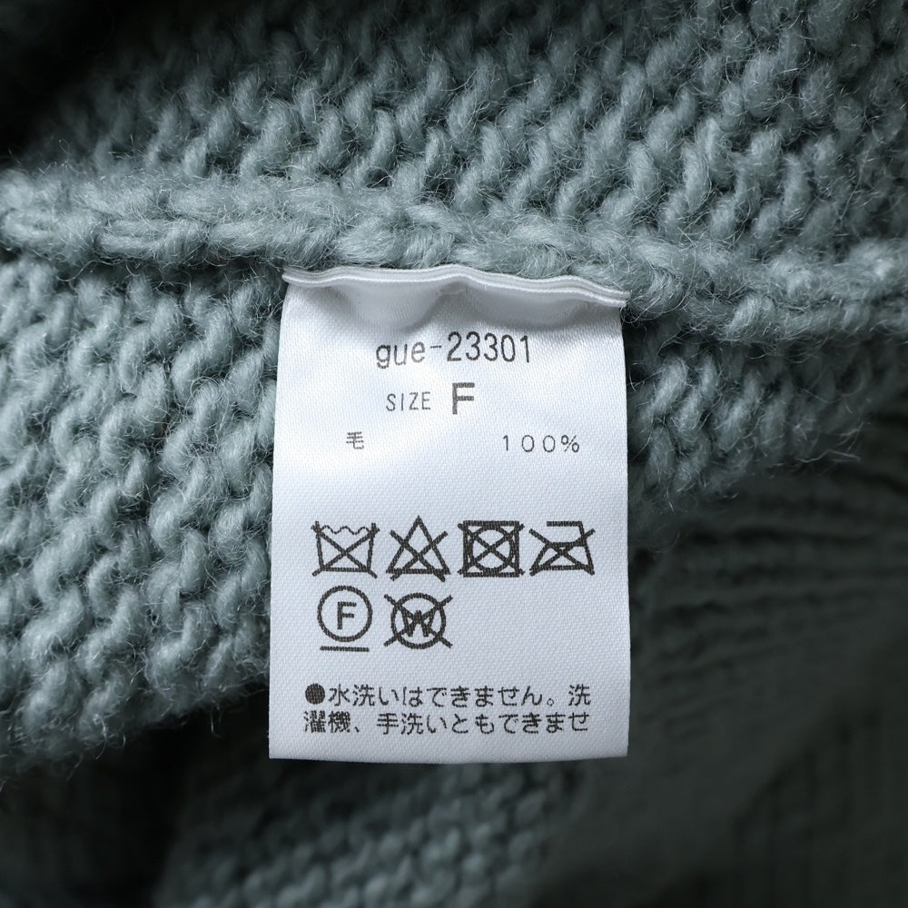 GUERNIKA(ゲルニカ) ANONYMOUSE KNIT SWEATER ウールニット グリーン gue-23301