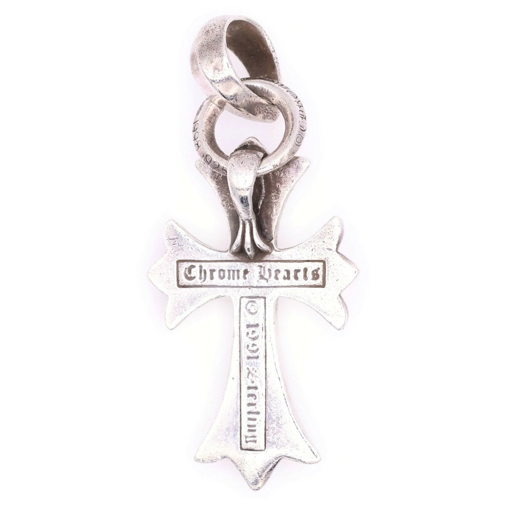 CHROME HEARTS(クロムハーツ) CH CRS SML W/BALE Wベイル スモールCHクロス ペンダントトップ シルバー BCA218