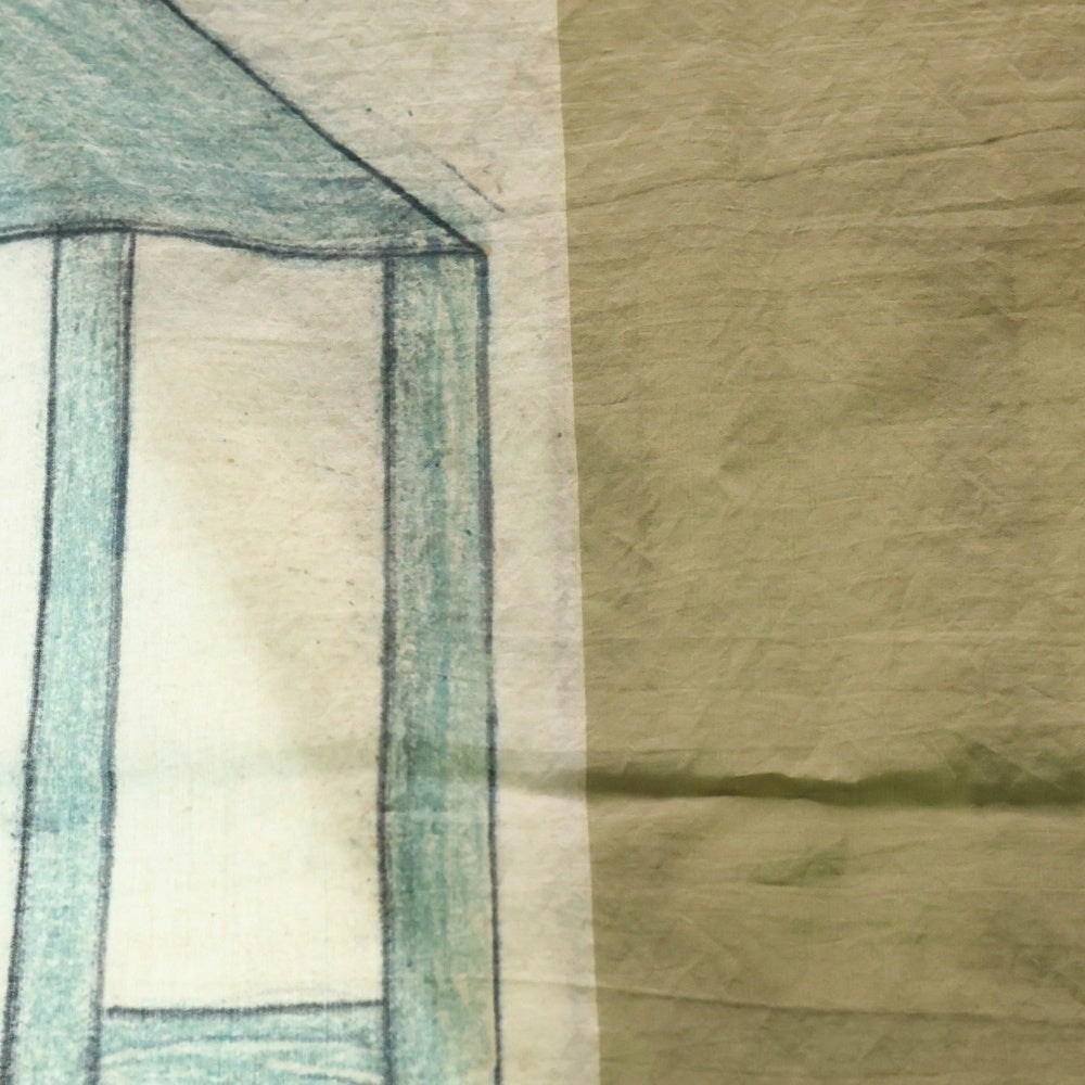 LEMAIRE(ルメール) 25SS Silk Square 90 Green AC1222-LF1421 スクエアプリント シルクスカーフ グリーン