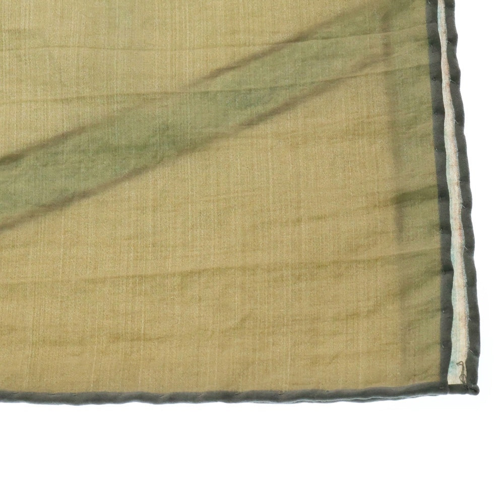 LEMAIRE(ルメール) 25SS Silk Square 90 Green AC1222-LF1421 スクエアプリント シルクスカーフ グリーン
