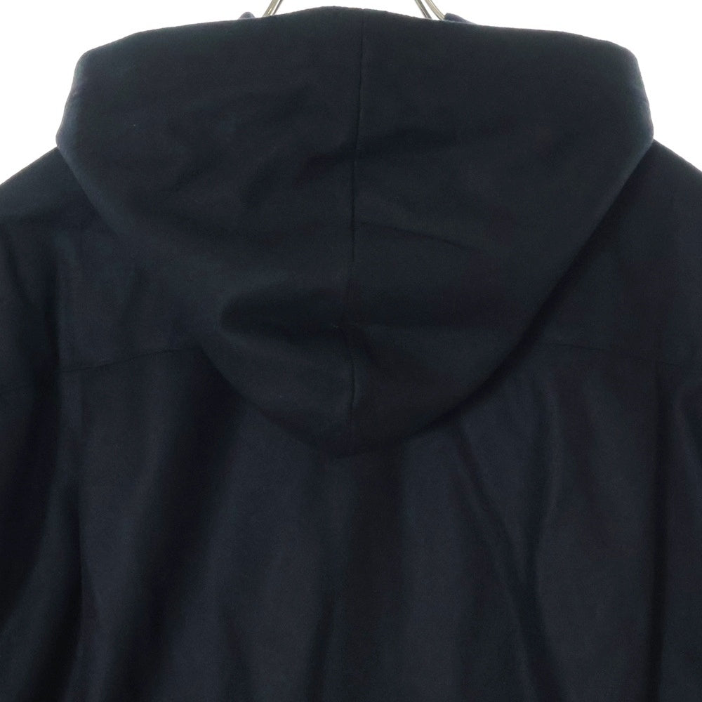 OVERCOAT(オーバーコート) 24SS HOODED WOOL SHIRT S24T011-NKCF フーデッド ウール長袖シャツ ブラック