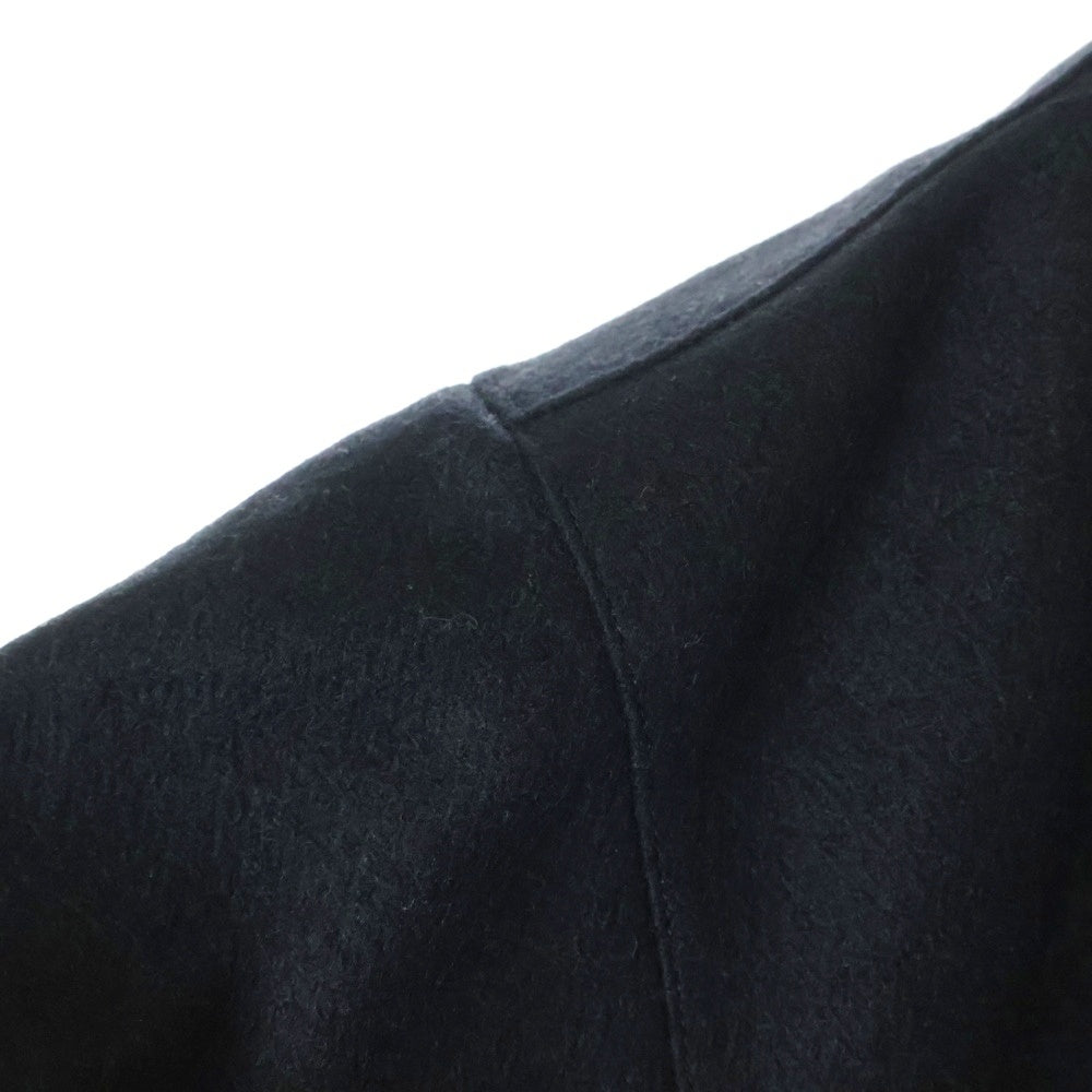 OVERCOAT(オーバーコート) 24SS HOODED WOOL SHIRT S24T011-NKCF フーデッド ウール長袖シャツ ブラック