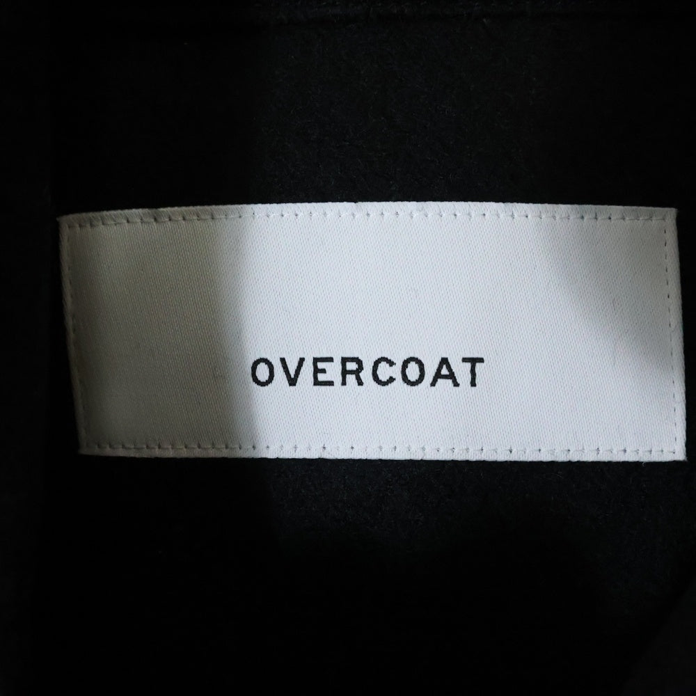 OVERCOAT(オーバーコート) 24SS HOODED WOOL SHIRT S24T011-NKCF フーデッド ウール長袖シャツ ブラック