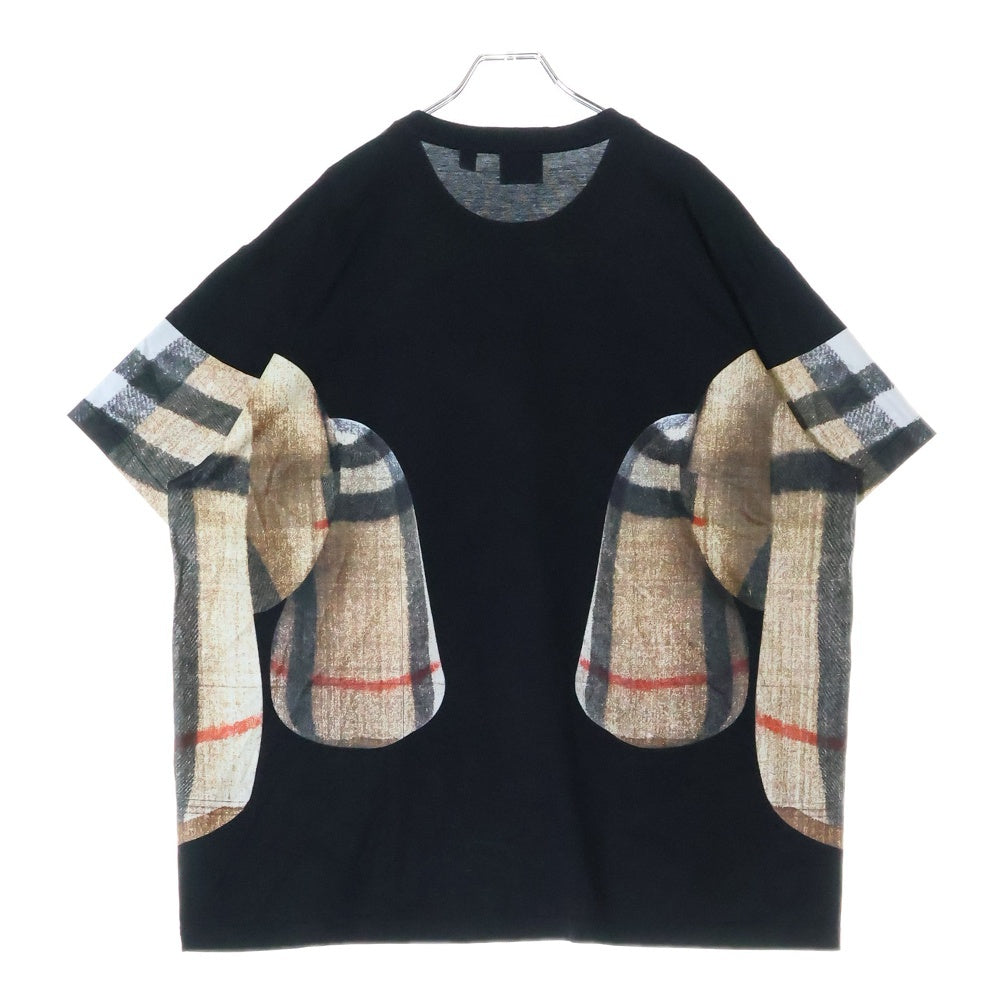 BURBERRY(バーバリー) フロント ベアプリント クルーネック 半袖Tシャツカットソー 8049568 ブラック
