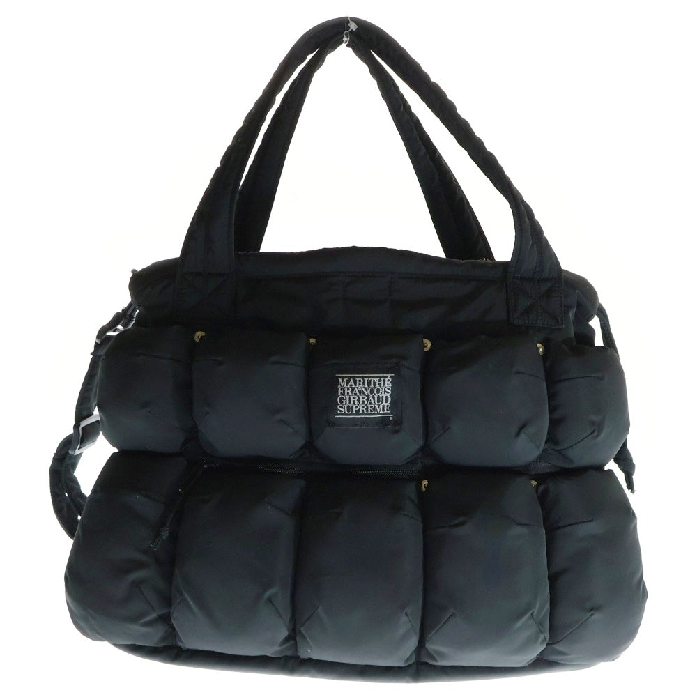 SUPREME(シュプリーム) 25SS × MARITHÉ FRANÇOIS GIRBAUD POKACHU PUFFER TOTE パッファートートバッグ ブラック