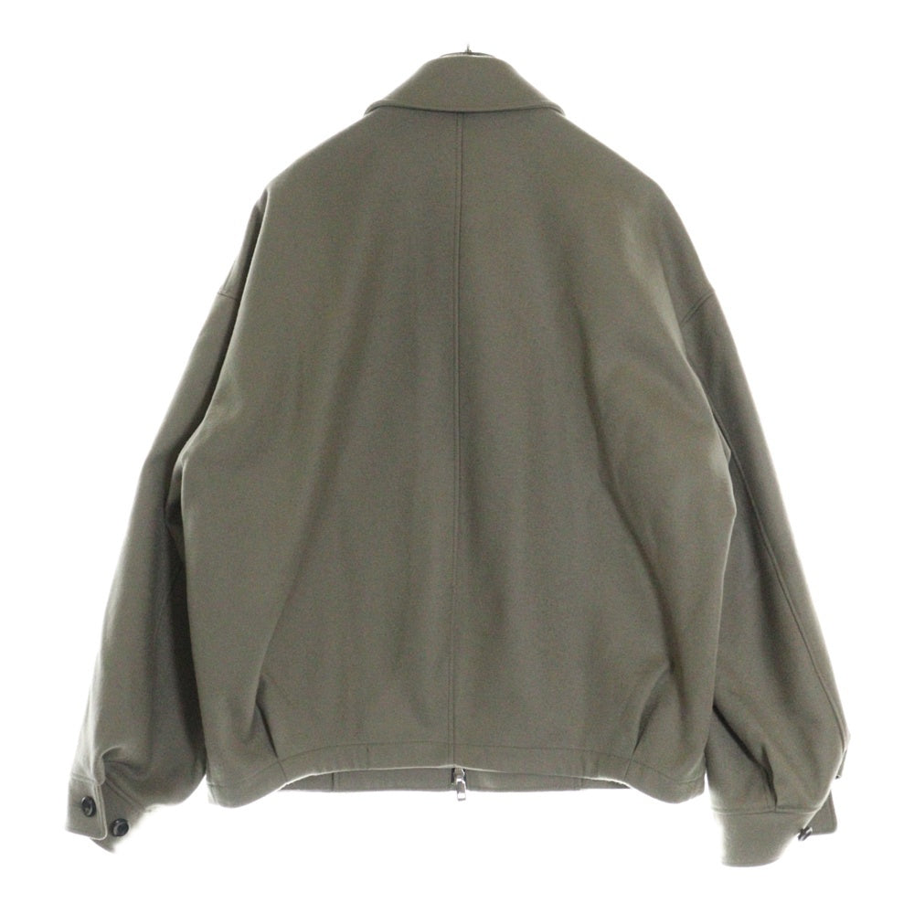 THE RERACS(ザ リラクス) 24AW HARRINGTON JACKET 24FW-REJK-192-J メルトンウール ジップアップハリントンジャケット ベージュ