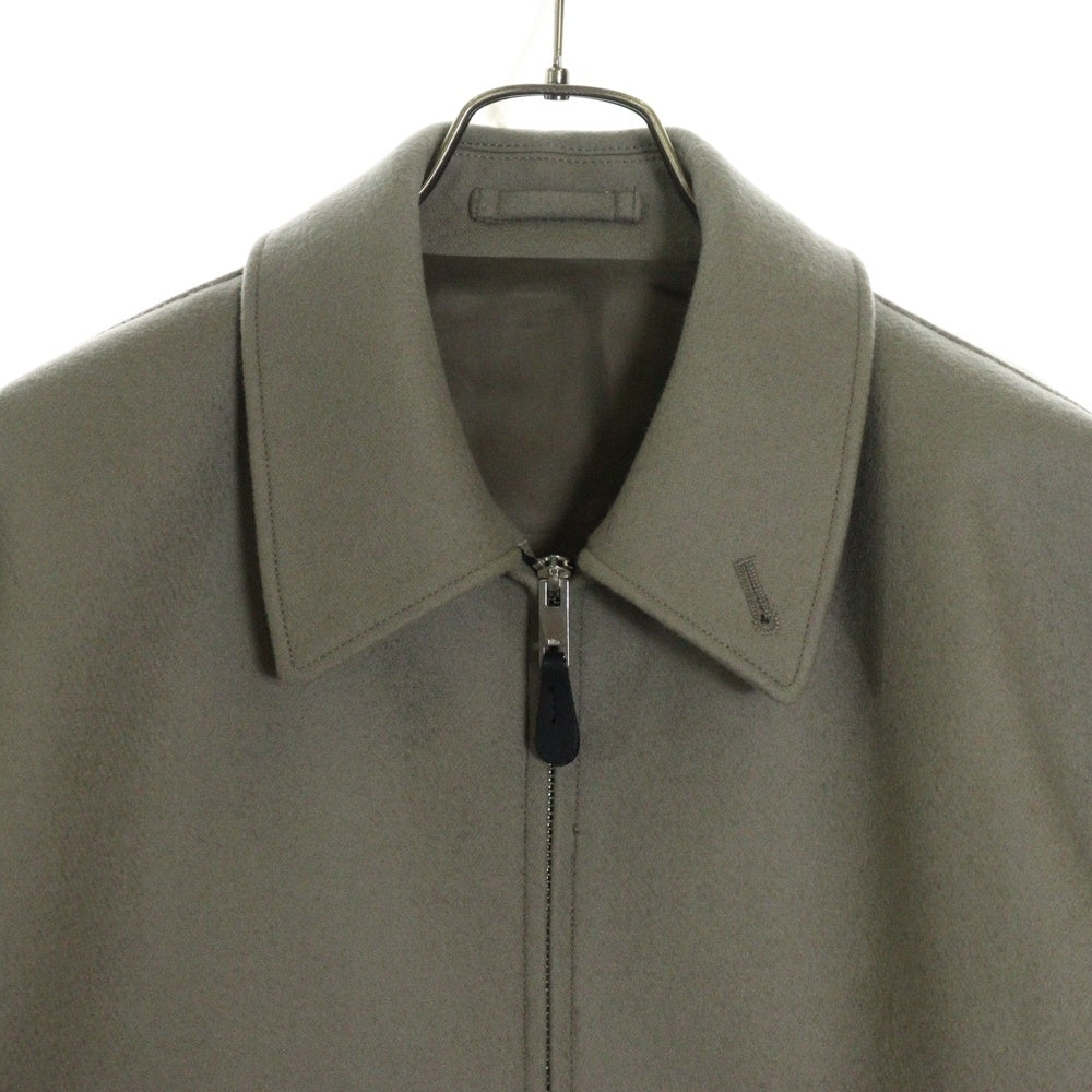 THE RERACS(ザ リラクス) 24AW HARRINGTON JACKET 24FW-REJK-192-J メルトンウール ジップアップハリントンジャケット ベージュ