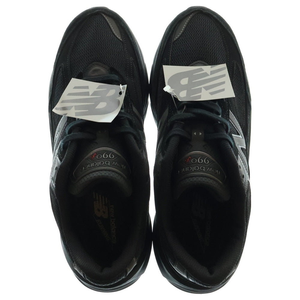 New Balance(ニューバランス) U990BB6 TRIPLE BLACK スエードメッシュローカットスニーカー ブラック US9.5/27.5cm