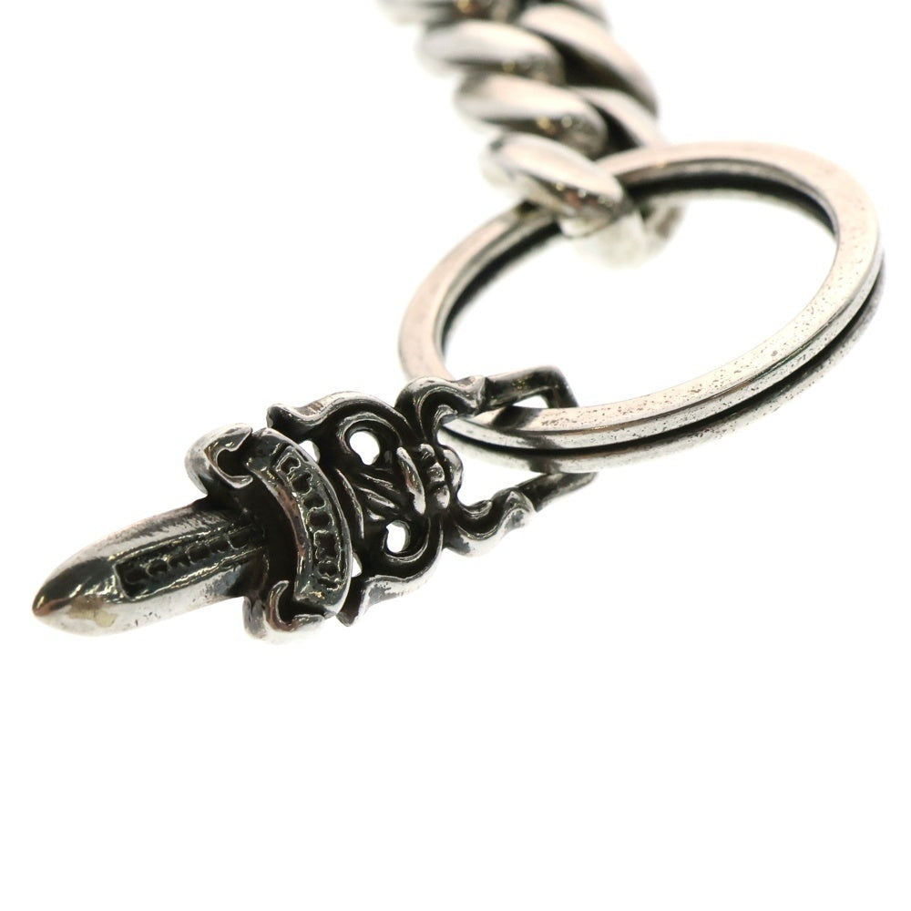 CHROME HEARTS(クロムハーツ) FOTI DLFN&No5 DGGR フォティ デルフィーノ#5ダガーキーリング キーチェーン シルバー
