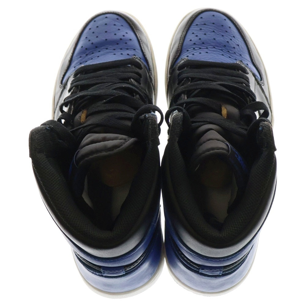 NIKE(ナイキ) AIR JORDAN 1 RETRO HIGH OG ROYAL 555088‐007 エアジョーダン1レトロ ロイヤル ハイカットスニーカー ブラック/ブルー US10/28cm