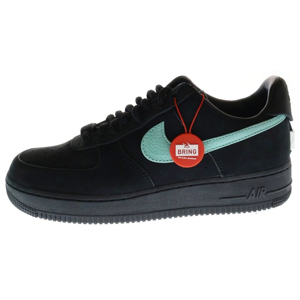 NIKE(ナイキ) ×TIFFANY&CO AIR FORCE 1 LOW 1837 BLACK DZ1382-001 ティファニー エアフォース1 ローカットスニーカー シューズブラック US8.5/26.5cm