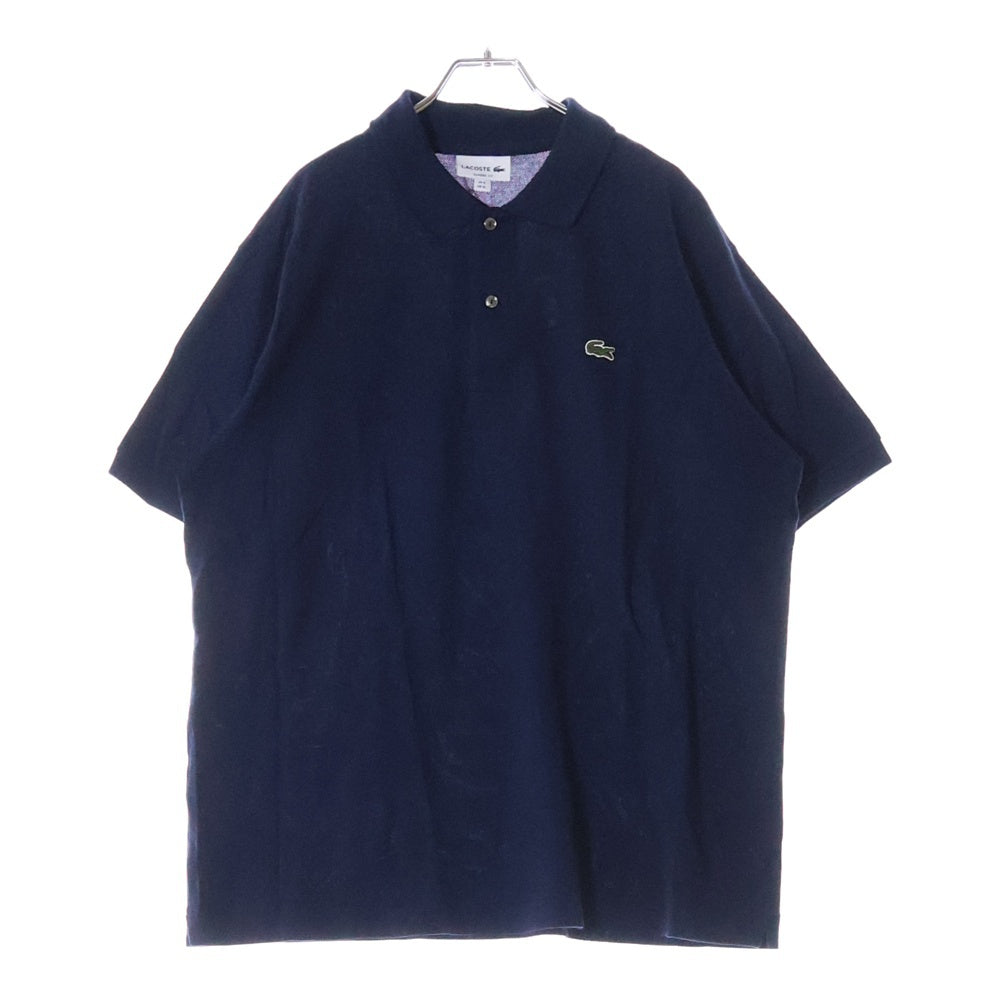 LACOSTE(ラコステ) ロゴ刺繍 半袖ポロシャツ L1212LJ ネイビー